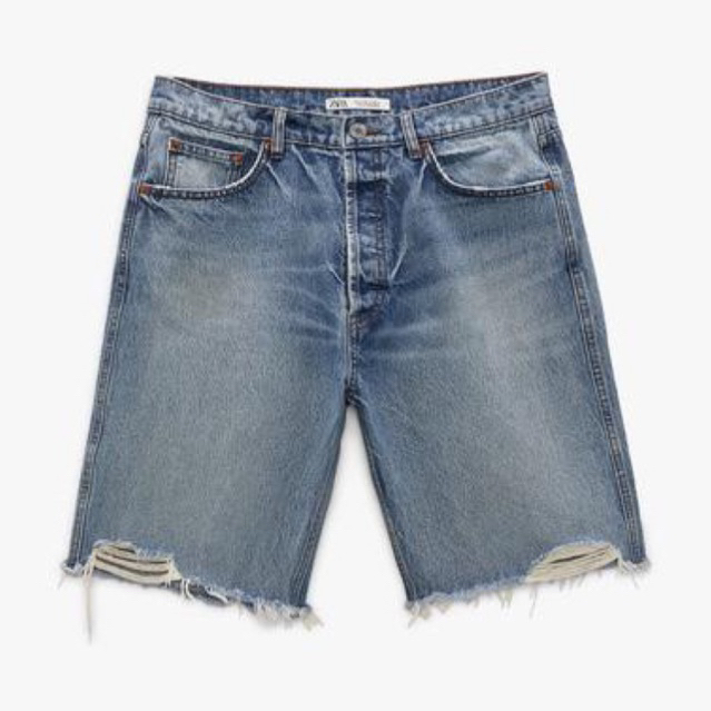 Quần short jean nam Zara authentic LOOSE FIT size 31