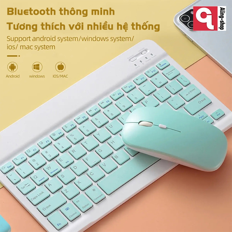 Bàn phím Bluetooth bộ bàn phím không dây Bàn phím mini Bluetooth Thích hợp cho điện thoại di động/má