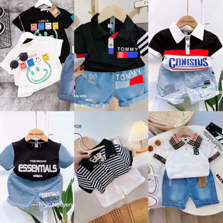 Set lẻ áo thun quần jean cho bé trai