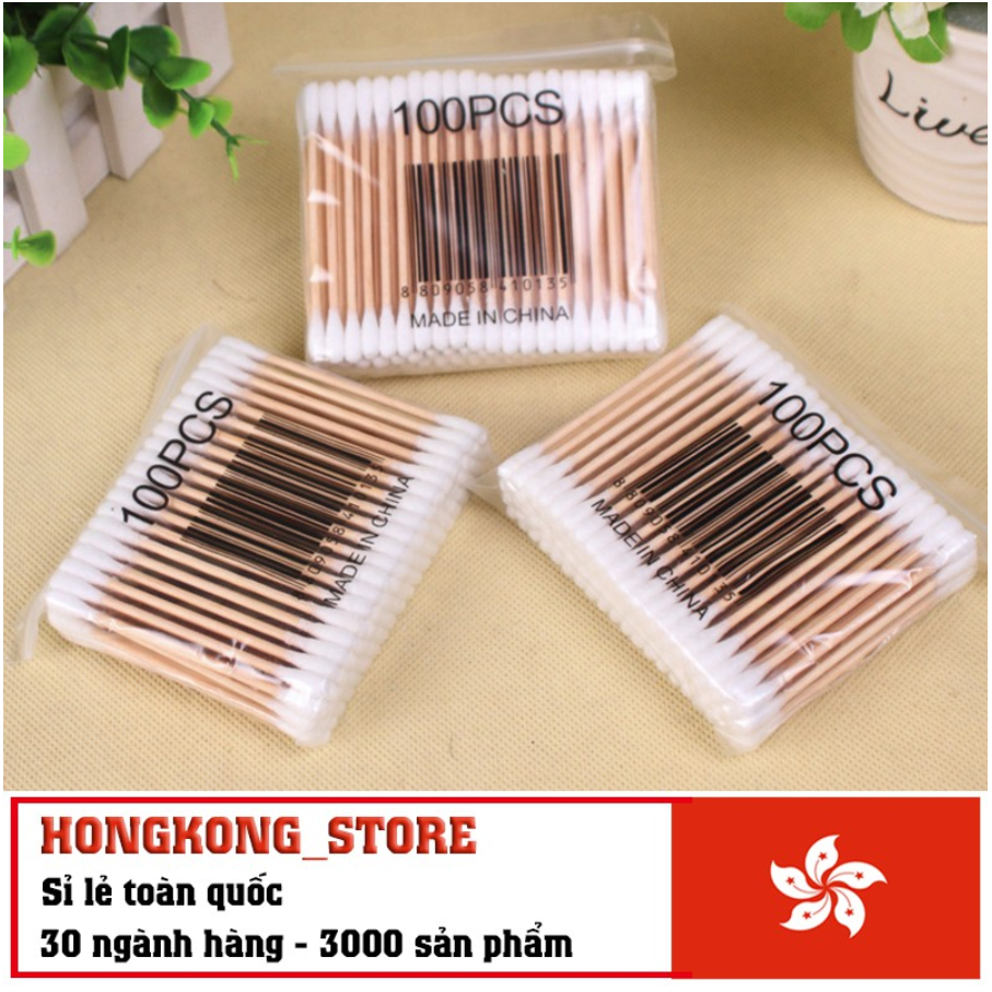 200 Que Bông ngoáy tai trẻ em nhật bản thân giấy  .ĐTCA