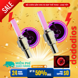Đèn led neon gắn bánh xe đạp/ xe máy - đèn van xe 2 chiếc - bộ 2 đèn gắn van xe - đèn xe đạp gắn van xe
