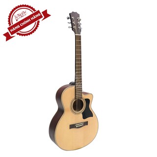 Đàn Guitar Acoustic Việt Nam GA-20HL Mặt Đàn Gỗ Thông Cao Cấp - Tặng Kèm Bao Đàn Và Pick