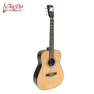 Đàn Guitar Acoustic Việt Nam GA-14HV Mặt Gỗ Thông Cao Cấp, Tặng Kèm Bao 1 Lớp Và Pick