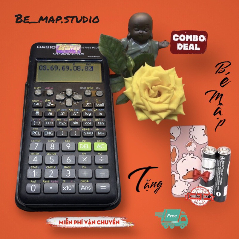 | Máy Tính Cầm Tay CASIO FX-570VN PLUS 2nd Edition CŨ Chính Hãng.