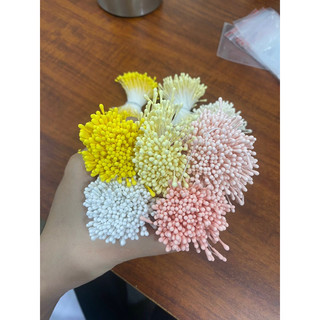 Nhị hoa, nhuỵ hoa giả dùng làm hoa, đồ handmade bó 20 nhuỵ, 100 nhuỵ