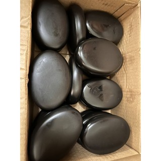 Đá massage chườm gan. Đá nóng.