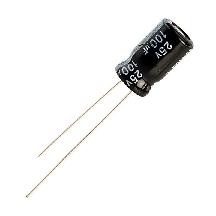 Combo 10 Tụ Hóa Phân Cực 25V 100uF