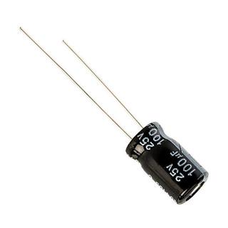 Combo 10 Tụ Hóa Phân Cực 25V 100uF