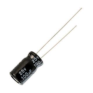 Combo 10 Tụ Hóa Phân Cực 25V 100uF