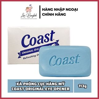 1 Cục Xà Bông/Phòng Mỹ Coast Original Eye Opener Refreshing Deodorant Soap Dưỡng Ẩm Và Làm Sạch 113g