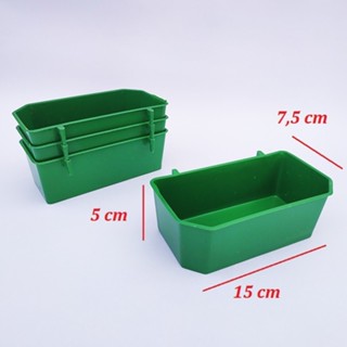  Máng ăn cho chim bồ câu máng ăn cho chim avi nhựa xanh 