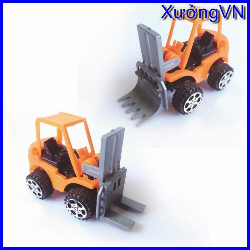 Mô hình xe công trường cơ mini chạy cót màu sắc tươi sáng - Đồ chơi cho bé