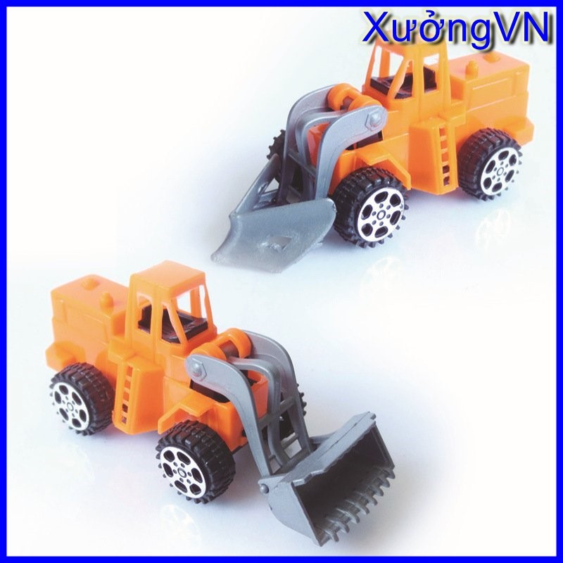 Mô hình xe công trường cơ mini chạy cót màu sắc tươi sáng - Đồ chơi cho bé