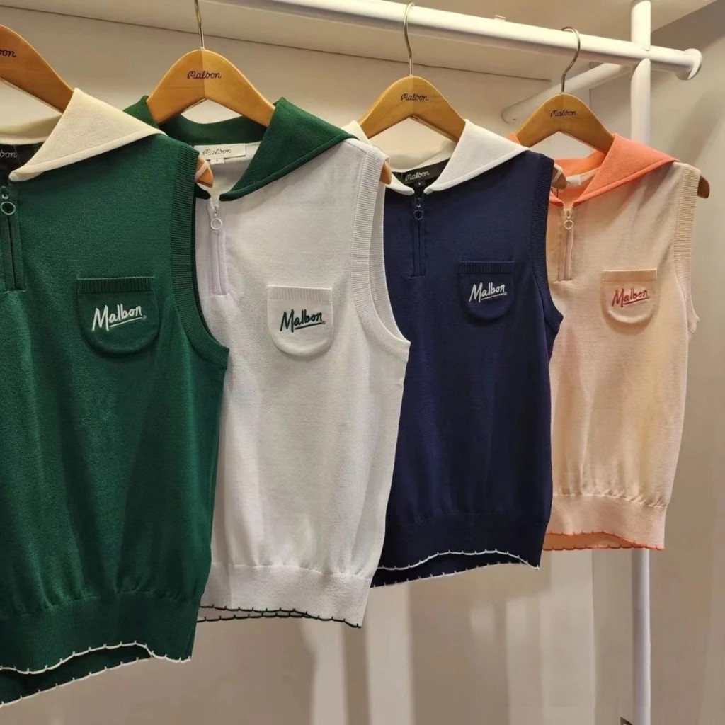 ÁO GOLF NỮ MALBON CHẤT LIỆU DỆT KIM CO GIÃN TỐT