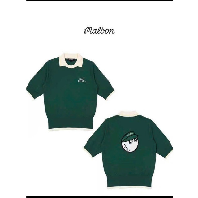 ÁO GOLF NỮ MALBON CHẤT LIỆU DỆT KIM CO GIÃN TỐT