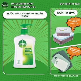 Nước rửa tay diệt khuẩn Dettol - 250G