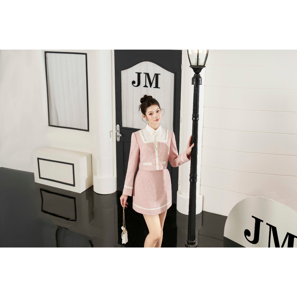 Chân váy thiết kế JM Dress Design ngắn 2 đai eo 4S26.2310TW