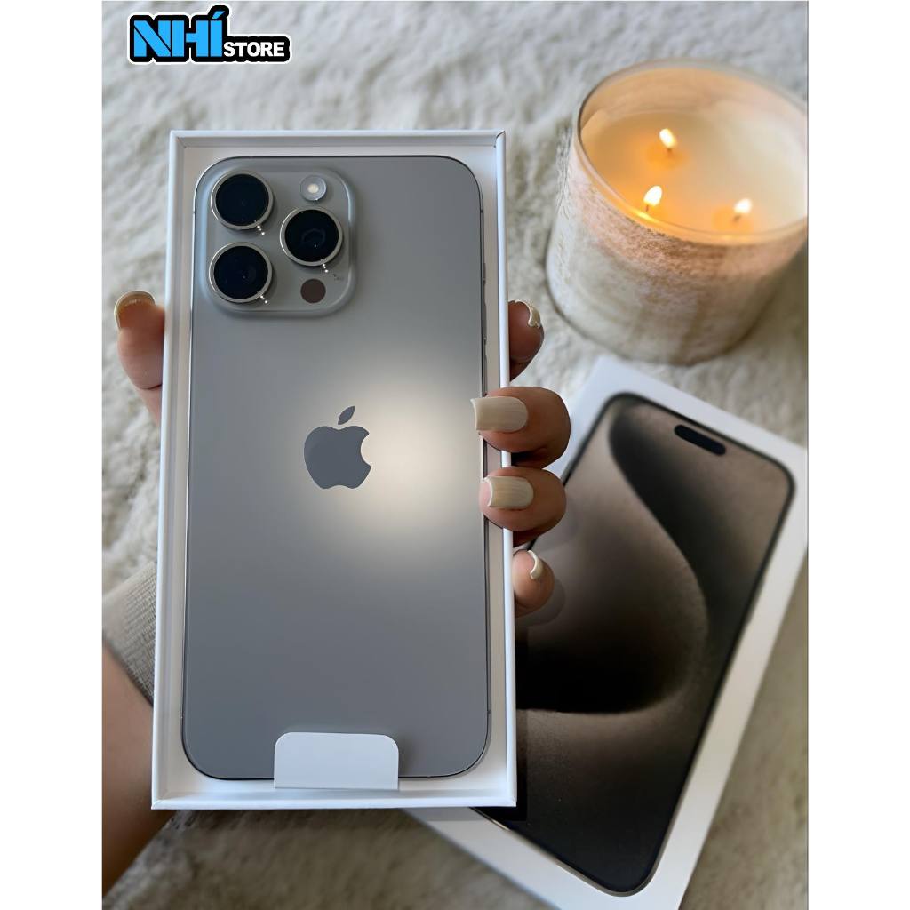 Điện thoại iPhone 15 Pro Max titan tự nhiên 512GB LLN