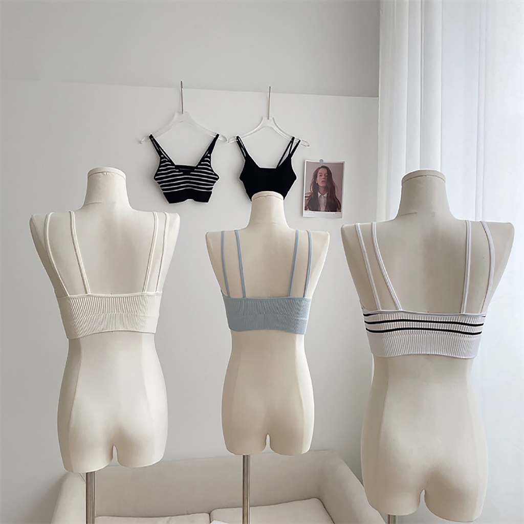 Áo Bra Cotton Gân Tăm Co Giãn 4 Chiều - Bra Mút Mỏng Mềm Mại, Hở Lưng Quyến Rũ ZANABRA B3044