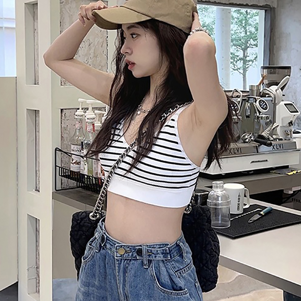 Áo Bra Cotton Gân Tăm Co Giãn 4 Chiều - Bra Mút Mỏng Mềm Mại, Hở Lưng Quyến Rũ ZANABRA B3044