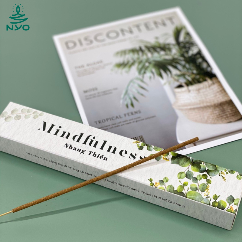 Nhang  Thiền Mindfulness – Nhang thơm thư giãn - An toàn với nguyên liệu tự nhiên 100% an toàn cho người dùng