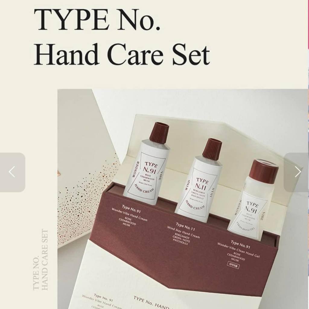 🌷Set Kem dưỡng tay nước hoa TYPE No 🌷