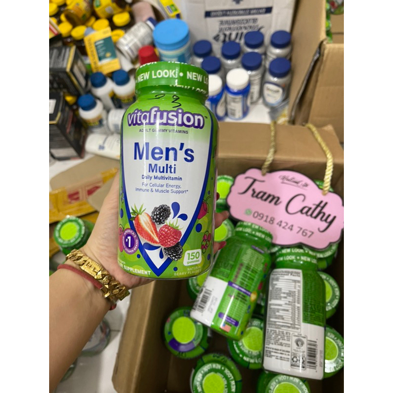 Thanh lý kẹo vitamin vitafusion men cho nam date 3-2024
