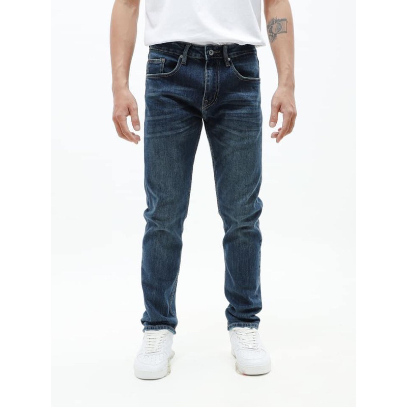 JEANS DEFOXX DÁNG SUÔNG MÀU XANH 231116