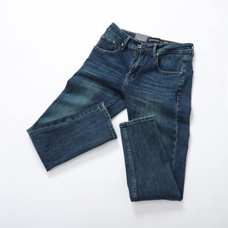 JEANS DEFOXX DÁNG SUÔNG MÀU XANH 231116