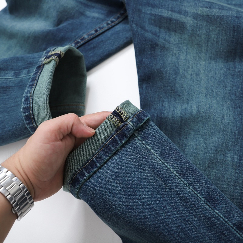 JEANS DEFOXX DÁNG SUÔNG MÀU XANH 231116