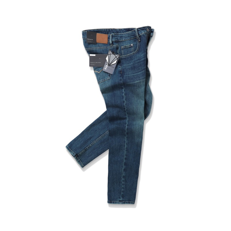 JEANS DEFOXX DÁNG SUÔNG MÀU XANH 231116