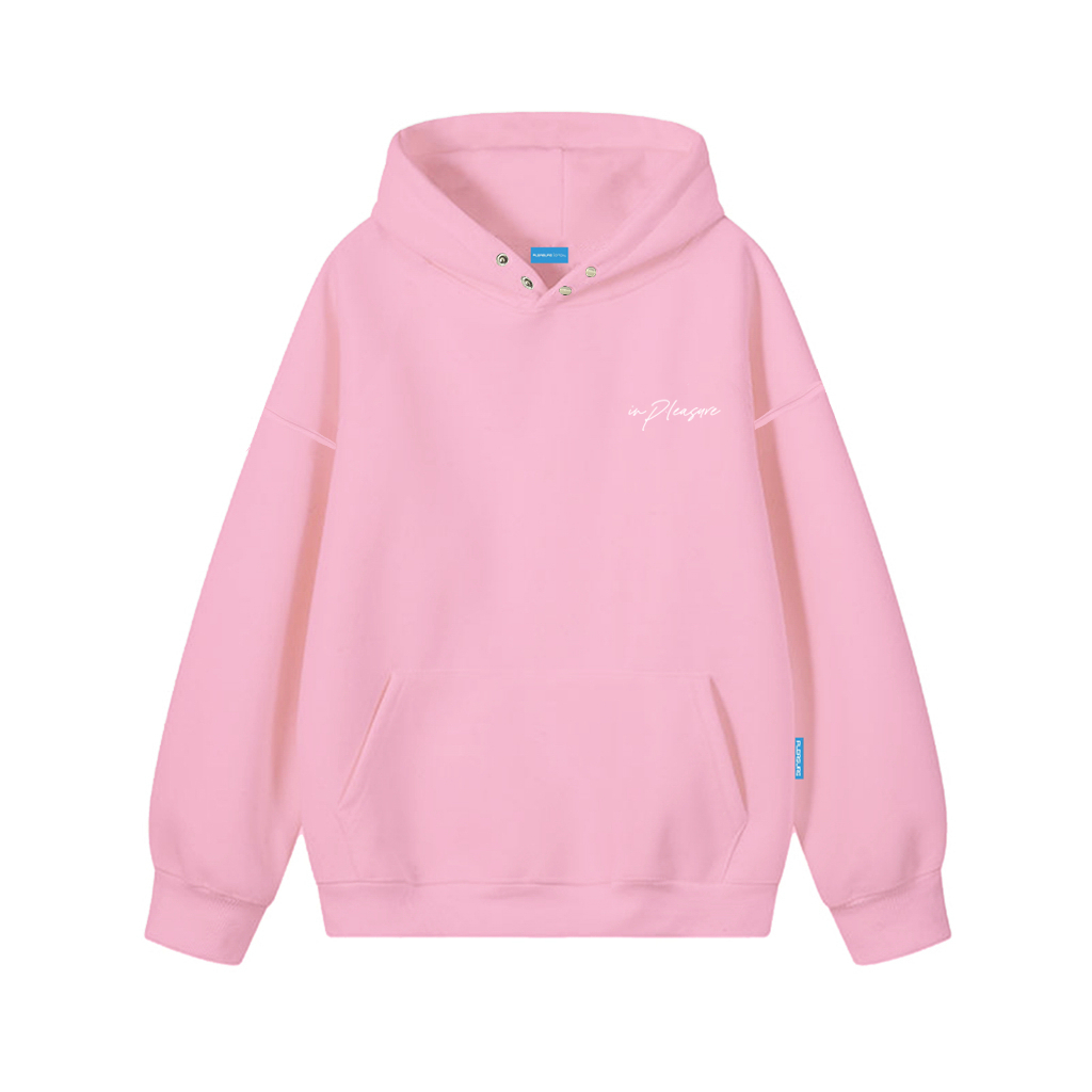 Áo hoodie PLEASURE Signature/ver02 form rộng mũ 2 lớp tay phồng chất nỉ bông 100%cotton premium PL02
