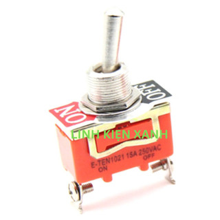 Công tắc gạt on-off 2 chân màu cam e-ten1021 15a 250v