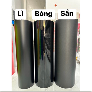 Decal đen bóng, sần, lì khổ 62cm - sẵn keo chống thấm nước chống phai màu