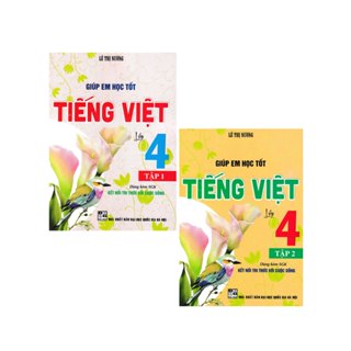 sách - combo giúp em học tốt tiếng việt lớp 4 - tập 1 + 2 (dùng kèm sgk kết nối tri thức với cuộc sống) (bộ 2 cuốn)