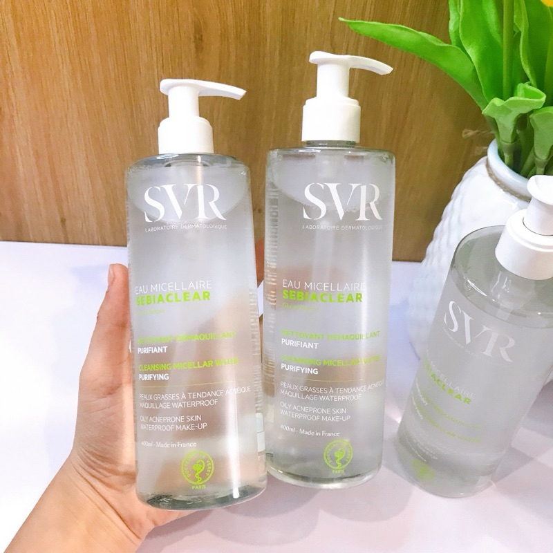 Nước Tẩy Trang Dành Cho Da Dầu, Mụn SVR Sebiaclear 400ml