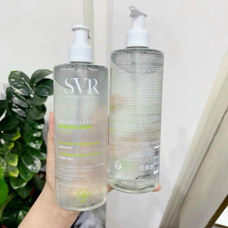 Nước Tẩy Trang Dành Cho Da Dầu, Mụn SVR Sebiaclear 400ml