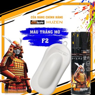  Sơn Samurai F2 màu Trắng mờ- Huzen Việt Nam 