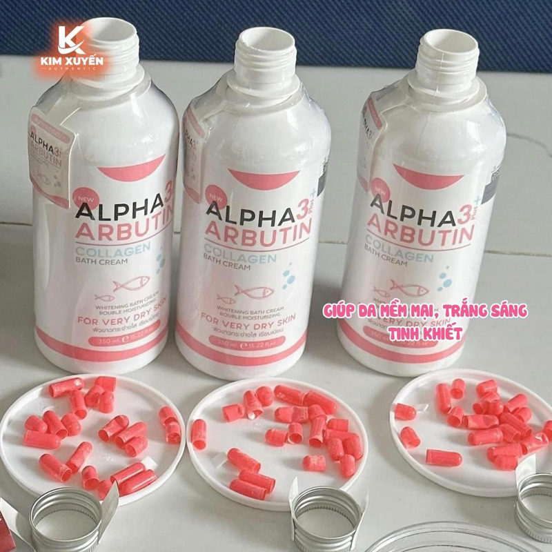 Sữa Tắm Kích Trắng ALPHA ARBUTIN Chính Hãng Thái Lan 350ml