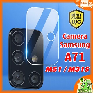 [Ảnh Thật] Kính CL Chống Trầy Camera Samsung A71 M51 M31s Cường Lực Dẻo