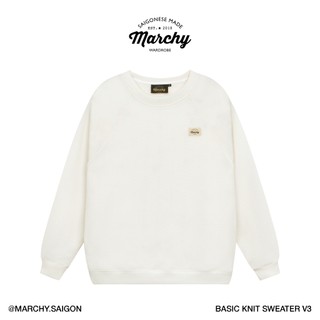 MARCHY - Basic Knit Sweater V3 - Áo len tay dài