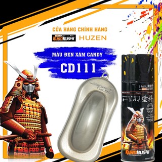 Sơn samurai cd111 màu bạc đen candy- huzen việt nam
