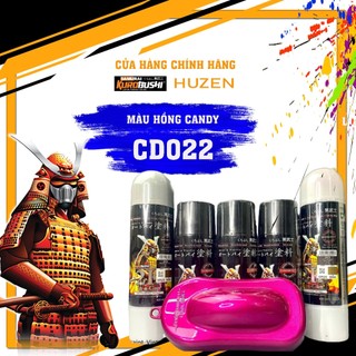 Sơn Samurai CD022 màu Hồng Candy cực đẹp công thức nhật bản chống rạn nứt kháng xăng