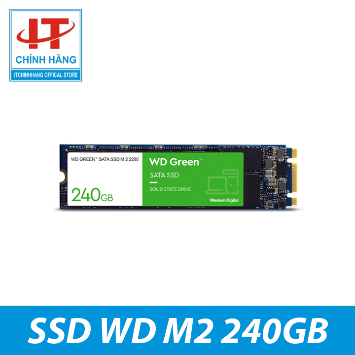 Ổ Cứng SSD WD Green M2 Sata 3 240gb - Hàng Chính Hãng