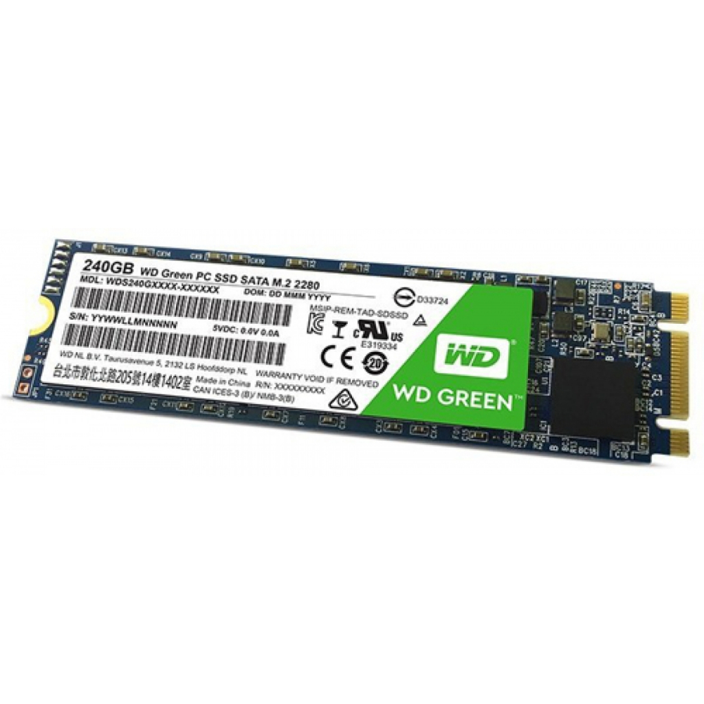 Ổ Cứng SSD WD Green M2 Sata 3 240gb - Hàng Chính Hãng