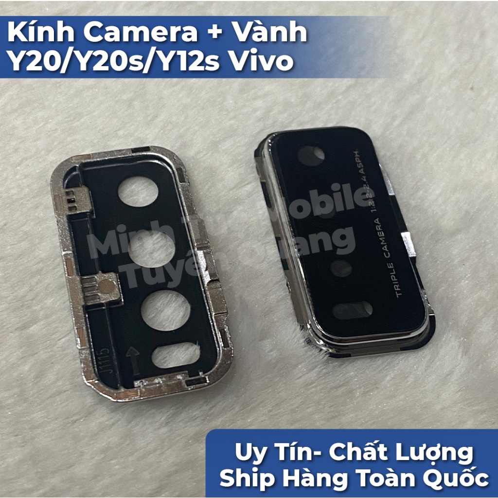 Kính camera + vành Y20/Y20S/Y12S Vivo
