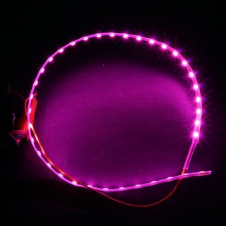 Led dây dán trang trí xe máy, ô tô 45cm 12v hồng