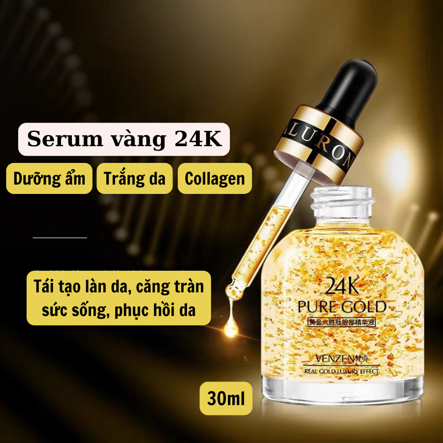 Serum, tinh chất phục hồi da ban đêm tái tạo da ngăn ngừa lão hóa giúp da căng bóng trắng sáng rạng rỡ HUBEAUTY