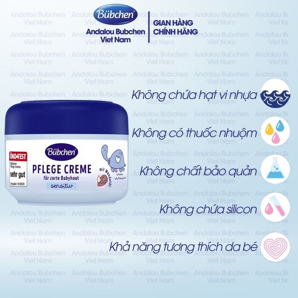 Kem Nẻ Dưỡng Ẩm Da Cho Bé Sơ Sinh Bubchen Pelege Creme 75ml