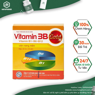 Viên uống Vitamin 3B bồi bổ cơ thể bổ thần kinh hộp 100v Ngochuyenpharma